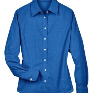 Harriton Women's Long Sleeve Oxford Dress Shirt