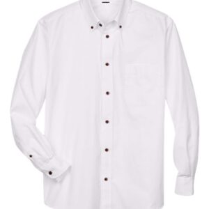Harriton M500T - Men's Tall Easy Blend™ Twill Dress Shirt