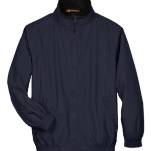 Harriton M740 - Unisex Fleece Lined Nylon Jacket