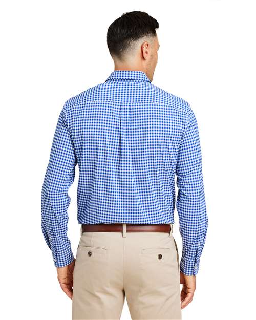 vineyard vines Men's On-The-Go Nylon Gingham Shirt - Image 7