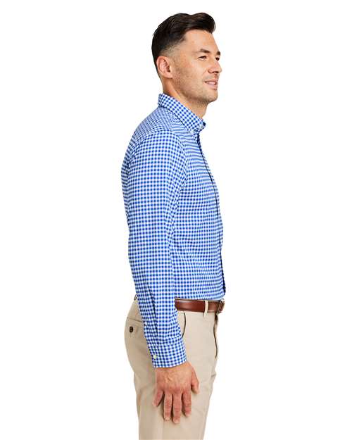 vineyard vines Men's On-The-Go Nylon Gingham Shirt - Image 6