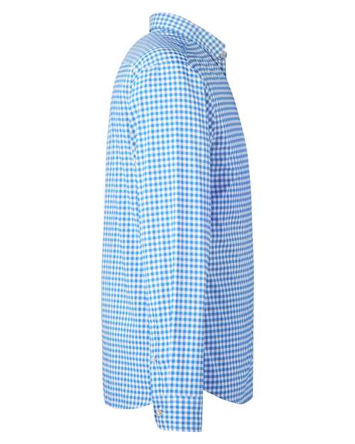vineyard vines Men's On-The-Go Nylon Gingham Shirt - Image 10