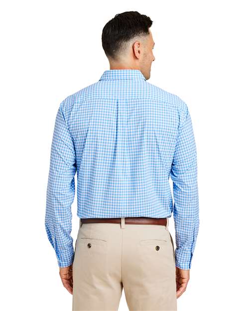 vineyard vines Men's On-The-Go Nylon Gingham Shirt - Image 13