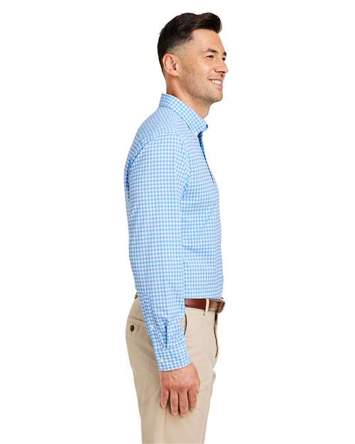 vineyard vines Men's On-The-Go Nylon Gingham Shirt - Image 12