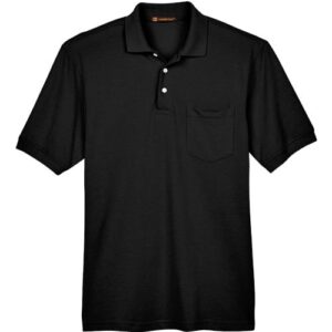 Harriton Men's Easy Blend™ Polo with Pocket