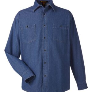 Harriton Unisex Denim Shirt Jacket