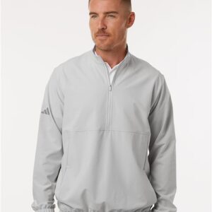 Adidas A705 - Men's Stretch Woven Half-Zip Pullover