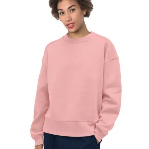Bayside 7702 - Women's USA-Made Fleece Crewneck Sweatshirt