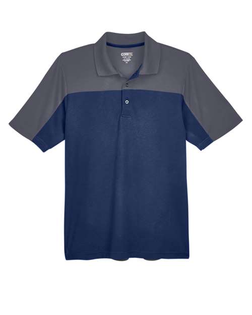 CORE365 Men's Balance Colorblock Performance Piqué Polo - Image 3