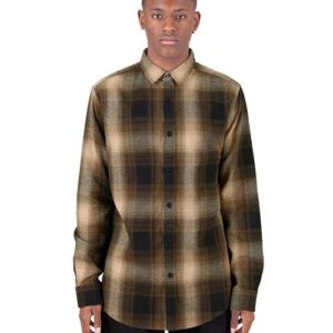 Shaka Wear Unisex Plaid Flannel Overshirt