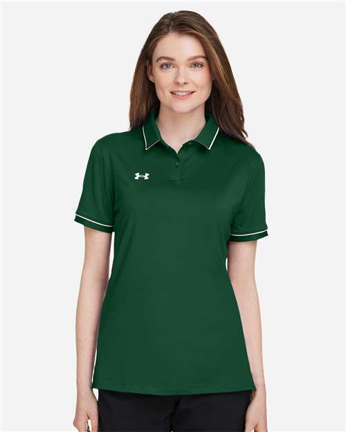 Under Armour Women's Tipped Teams Performance Polo - Image 11