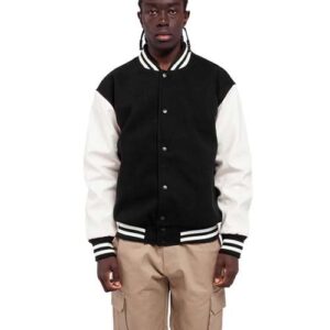 Shaka Wear Unisex Letterman Jacket