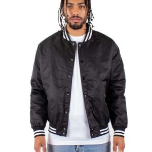 Shaka Wear Unisex Varsity Bomber Jacket
