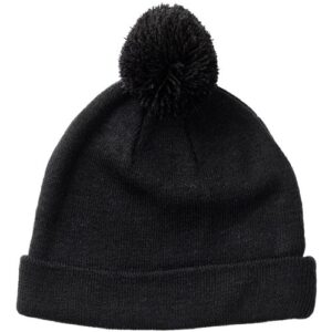 Big Accessories Pom Cuffed Beanie