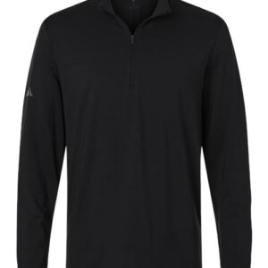Adidas Men's Textured Stripe Quarter-Zip Pullover
