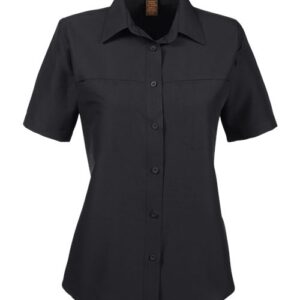 Harriton Women's Key West Short Sleeve Performance Staff Shirt