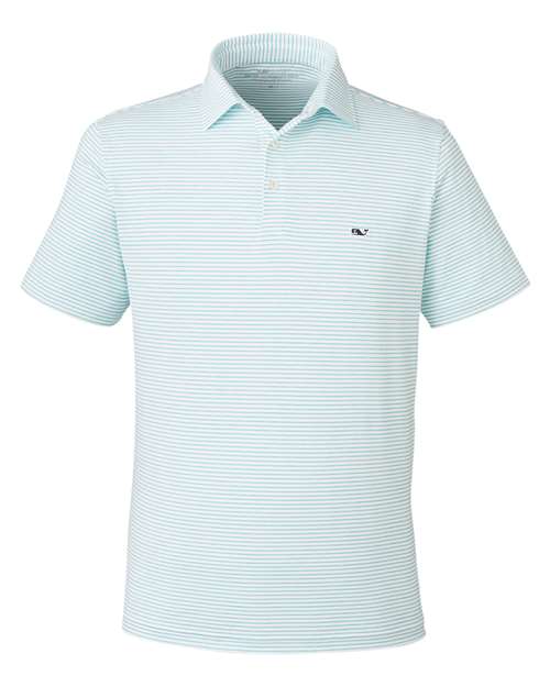 vineyard vines Men's Bradley Stripe Sankaty Polo - Image 8