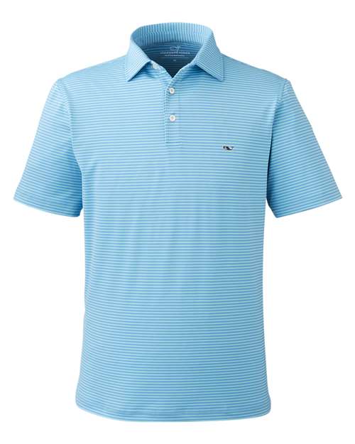vineyard vines Men's Bradley Stripe Sankaty Polo