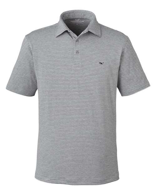 vineyard vines Men's Bradley Stripe Sankaty Polo - Image 14