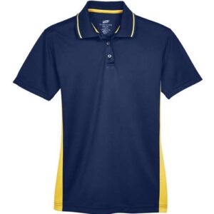 UltraClub Women's Cool & Dry Sport Two-Tone Polo