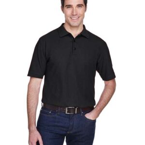 UltraClub Men's Whisper Piqué Polo