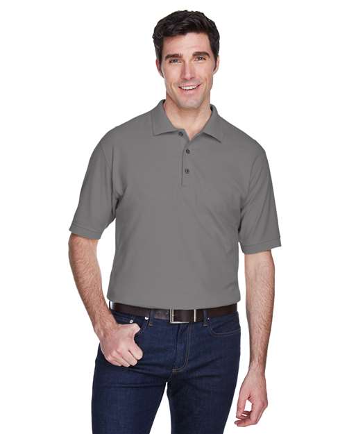 UltraClub Men's Whisper Piqué Polo - Image 3