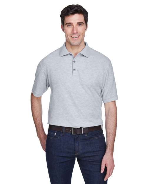 UltraClub Men's Whisper Piqué Polo - Image 4