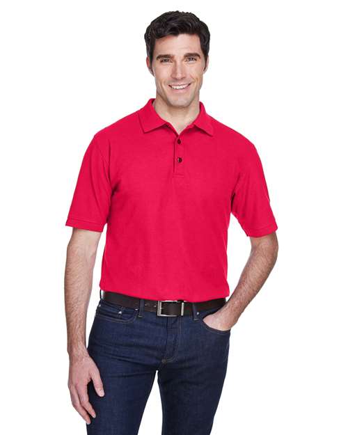 UltraClub Men's Whisper Piqué Polo - Image 6