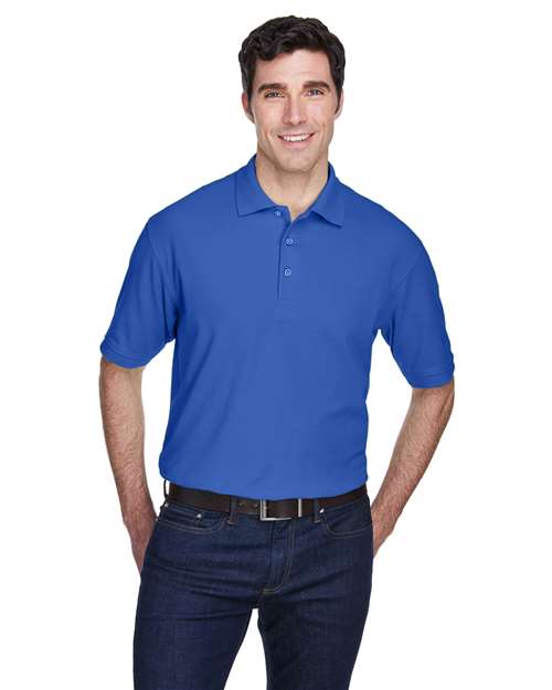 UltraClub Men's Whisper Piqué Polo - Image 7