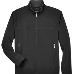 North End Men's Three Layer Fleece Performance Soft Shell Jacket