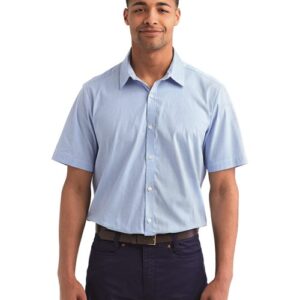 Artisan Collection by Reprime RP221 - Men's Microcheck Gingham Cotton Shirt