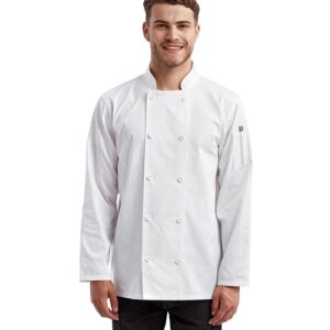 Artisan Collection by Reprime RP657 - Unisex Recycled Chef Coat