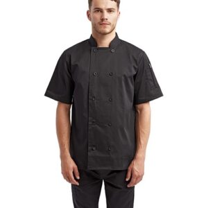 Artisan Collection by Reprime RP656 - Unisex Short Sleeve Recycled Chef Coat