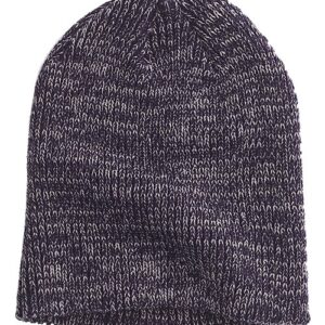 Big Accessories Ribbed Marled Beanie