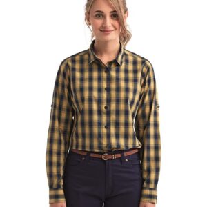 Artisan Collection by Reprime RP350 - Women's Mulligan Check Cotton Dress Shirt