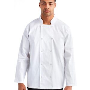 Artisan Collection by Reprime RP665 - Unisex Ten Studded Front Chef Coat