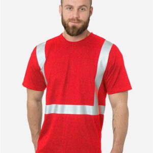 Bayside Unisex USA-Made 50/50 High Visibility T-Shirt