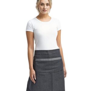 Artisan Collection by Reprime RP128 - Domain Contrast Denim Waist Apron