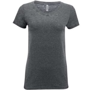 Threadfast Apparel Women's Vintage Dye V-Neck T-Shirt