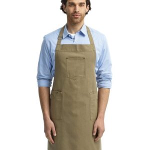 Artisan Collection by Reprime RP132 - Chino Bib Apron