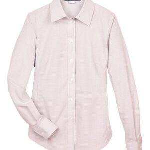 Devon & Jones Women's Crown Collection® Micro Tattersall Woven Dress Shirt