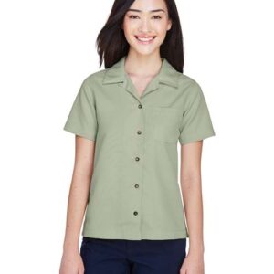 UltraClub Women's Cabana Breeze Camp Shirt