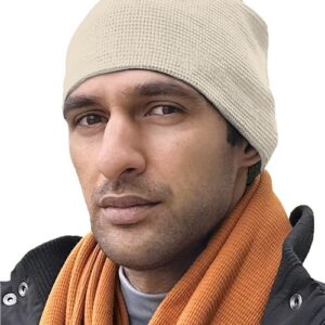 Bayside 3835 - USA-Made 8" Cotton Thermal Beanie
