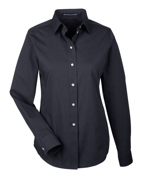 Devon & Jones Women's Crown Collection® Striped Woven Dress Shirt