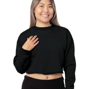 Bayside 7725 - Women's USA Made Cropped Crewneck Sweatshirt