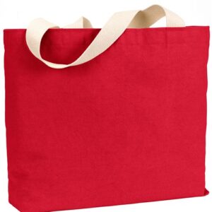 Bayside BS600 - USA-Made Canvas Jumbo Tote Bag
