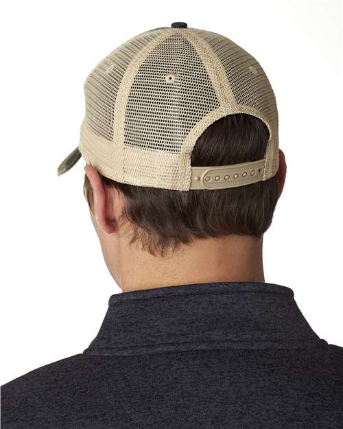 Adams Headwear Ollie Distressed Trucker Cap - Image 10