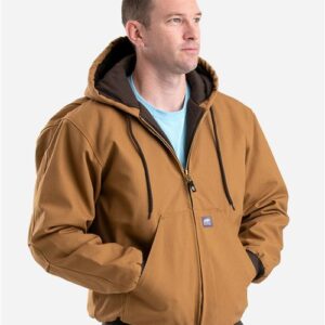 Berne Apparel HJ51T - Men's Tall Highland Washed Cotton Duck Hooded Jacket