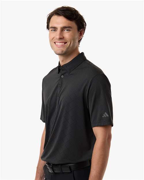 Adidas Men's Ultimate365 Jacquard Polo - Image 6