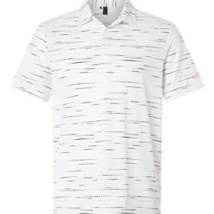 Adidas Men's Ultimate365 Mesh Glimmer Print Polo